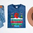 Snow Christmas Introvert Team Introverted Introvert Xmas Mineral Wash Tshirts Mineral Navy