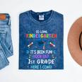 So Long Kindergarten Graduation Look Out 1st Grade 2025 Kids Mineral Wash Tshirts Mineral Navy