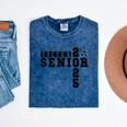Soccer Senior Night Soccer Senior 2025 Graduation 26 Mineral Wash Tshirts Mineral Navy