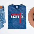 Soccer Senior Night Soccer Senior 2025 Graduation 5 Mineral Wash Tshirts Mineral Navy