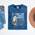 Social Anxiety Introvert Nervous Awkward Socially Mineral Wash Tshirts Mineral Navy
