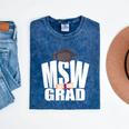 Social Work MSW Graduation Masters Degree Worker 2020 Mineral Wash Tshirts Mineral Navy