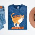 SOCIALLY AWKWARD FUNNY CAT ANTISOCIAL INTROVERT WEIRD Mineral Wash Tshirts Mineral Navy SOCIALLY AWKWARD FUNNY CAT ANTISOCIAL INTROVERT WEIRD Mineral Wash Tshirts Mineral Navy