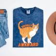 SOCIALLY AWKWARD FUNNY CAT ANTISOCIAL INTROVERT WEIRD Mineral Wash Tshirts Mineral Navy SOCIALLY AWKWARD FUNNY CAT ANTISOCIAL INTROVERT WEIRD Mineral Wash Tshirts Mineral Navy