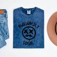 Socially Awkward Introvert Social Anxious Awkwardly Social Mineral Wash Tshirts Mineral Navy