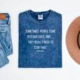 Sometimes People Come In To Our Lives Sarcastic Introvert Mineral Wash Tshirts Mineral Navy Sometimes People Come In To Our Lives Sarcastic Introvert Mineral Wash Tshirts Mineral Navy