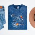 Splash Water Frutiger Aero Y2K Style Clownfish Premium Mineral Wash Tshirts Mineral Navy