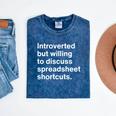 Spreadsheet Nerd Introverted Accountant Mineral Wash Tshirts Mineral Navy Spreadsheet Nerd Introverted Accountant Mineral Wash Tshirts Mineral Navy