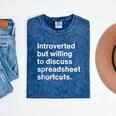 Spreadsheet Nerd Introverted Accountant Mineral Wash Tshirts Mineral Navy Spreadsheet Nerd Introverted Accountant Mineral Wash Tshirts Mineral Navy