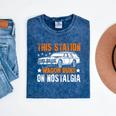This Station Wagon Runs On Nostalgia Wagon Mineral Wash Tshirts Mineral Navy
