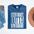 Straight Outta 5th Grade Shirt Graduation 2017 Mineral Wash Tshirts Mineral Navy
