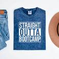 Straight Outta Bootcamp Shirt Bootcamp Graduation Shirt Mineral Wash Tshirts Mineral Navy
