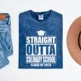 Straight Outta Culinary School Graduation Idea Class Of 2025 Mineral Wash Tshirts Mineral Navy