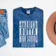 Straight Outta High School s Graduation Mineral Wash Tshirts Mineral Navy