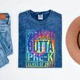Straight Outta Pre-K Class Of 2022 Preschool Graduation Mineral Wash Tshirts Mineral Navy