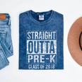 Straight Outta Pre-K T Shirt Graduation Class Of 2018 Mineral Wash Tshirts Mineral Navy
