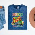 Students Future HBCU Grad History Graduation Mineral Wash Tshirts Mineral Navy