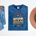 Summer ’95 Retro Cassette Tape Nostalgia Music Lover Premium Tri-Blend Mineral Wash Tshirts Mineral Navy