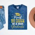 Super Proud Big Cousin Of 2025 Graduate Graduation Family Premium Mineral Wash Tshirts Mineral Navy