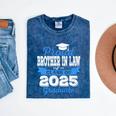 Super Proud Brother In Law Of 2025 Graduate Graduation Premium Mineral Wash Tshirts Mineral Navy
