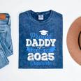 Super Proud Daddy Of 2025 Graduate Senior Graduation Family Mineral Wash Tshirts Mineral Navy