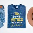 Super Proud Mother Of 2025 Graduate Senior Graduation Family Mineral Wash Tshirts Mineral Navy
