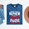 Super Proud Nephew Of a 2026 Graduate 26 Graduation Mineral Wash Tshirts Mineral Navy