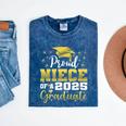 Super Proud Niece Of 2025 Graduate Senior Graduation Family Premium Mineral Wash Tshirts Mineral Navy