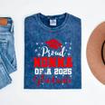 Super Proud Nonna Of 2025 Graduate Senior Graduation Family Mineral Wash Tshirts Mineral Navy