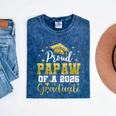 Super Proud Papaw Of 2026 Graduate Senior Graduation Family Mineral Wash Tshirts Mineral Navy
