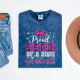 Super Proud Sister Of 2025 Graduate Senior Graduation Family Premium Tri-Blend Mineral Wash Tshirts Mineral Navy