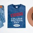 I Survived College Decision Day Graduation Class Of 25 Mineral Wash Tshirts Mineral Navy