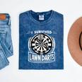 I Survived Lawn Darts Classic Yard Nostalgia Game Fun Mineral Wash Tshirts Mineral Navy I Survived Lawn Darts Classic Yard Nostalgia Game Fun Mineral Wash Tshirts Mineral Navy