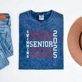 Swimming Senior Night Swimming Senior 2025 Graduation 40 Mineral Wash Tshirts Mineral Navy