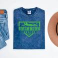 Swimming Senior Night Swim Senior 2026 Graduation 32 Mineral Wash Tshirts Mineral Navy