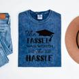 The Tassel Was Worth The Hassle Shirt Graduation TShirt Mineral Wash Tshirts Mineral Navy