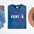 Tennis Senior Night Tennis Senior 2025 Graduation 43 Mineral Wash Tshirts Mineral Navy