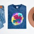 Totally 80's Tie Dye Retro Vibes 1980s Style Nostalgia Mineral Wash Tshirts Mineral Navy