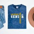 Track Senior Night Track Senior 2025 Graduation 14 Mineral Wash Tshirts Mineral Navy
