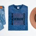 Track Senior Night Track Senior 2025 Graduation 60 Mineral Wash Tshirts Mineral Navy