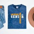 Track Senior Night Track Senior 2025 Graduation 8 Mineral Wash Tshirts Mineral Navy