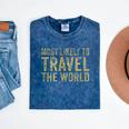 Travel Themed Graduation Tshirt Mineral Wash Tshirts Mineral Navy