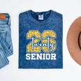 Twenty 2026 Class Of 26 Seniors Back To School Graduation Mineral Wash Tshirts Mineral Navy