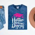 Two Degrees Hotter Graduation 2025 Diploma College Masters Mineral Wash Tshirts Mineral Navy