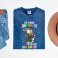 Unicorn So Long 2nd Grade Hello 3rd Grade Graduation Mineral Wash Tshirts Mineral Navy