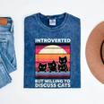 Unique Art For Introverted Cat Fans -Adults Cat Humorous Introvert Small Mineral Wash Tshirts Mineral Navy Unique Art For Introverted Cat Fans -Adults Cat Humorous Introvert Small Mineral Wash Tshirts Mineral Navy