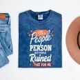 I Used To Be a People Person Antisocial Introvert Mineral Wash Tshirts Mineral Navy