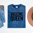Vaccine Queen Nursing Graduation Shirt Mineral Wash Tshirts Mineral Navy