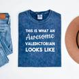 Valedictorian Graduation High School T-Shirt Mineral Wash Tshirts Mineral Navy