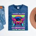Video Gamer Graduate Graduation Grad Gaming Mineral Wash Tshirts Mineral Navy